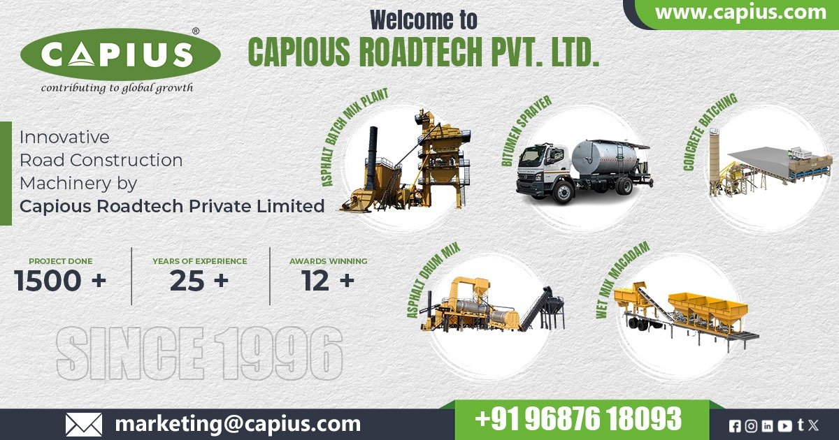 Welcome To Capious Roadtech Pvt. Ltd.