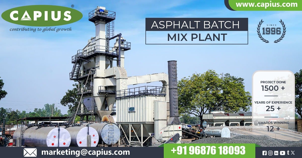 Asphalt Batch Mix Plant in Saudi Arabia