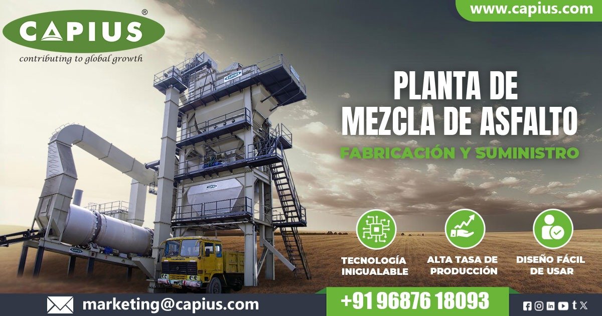 Planta de Mezcla por Lotes de Asfalto en Bolivia