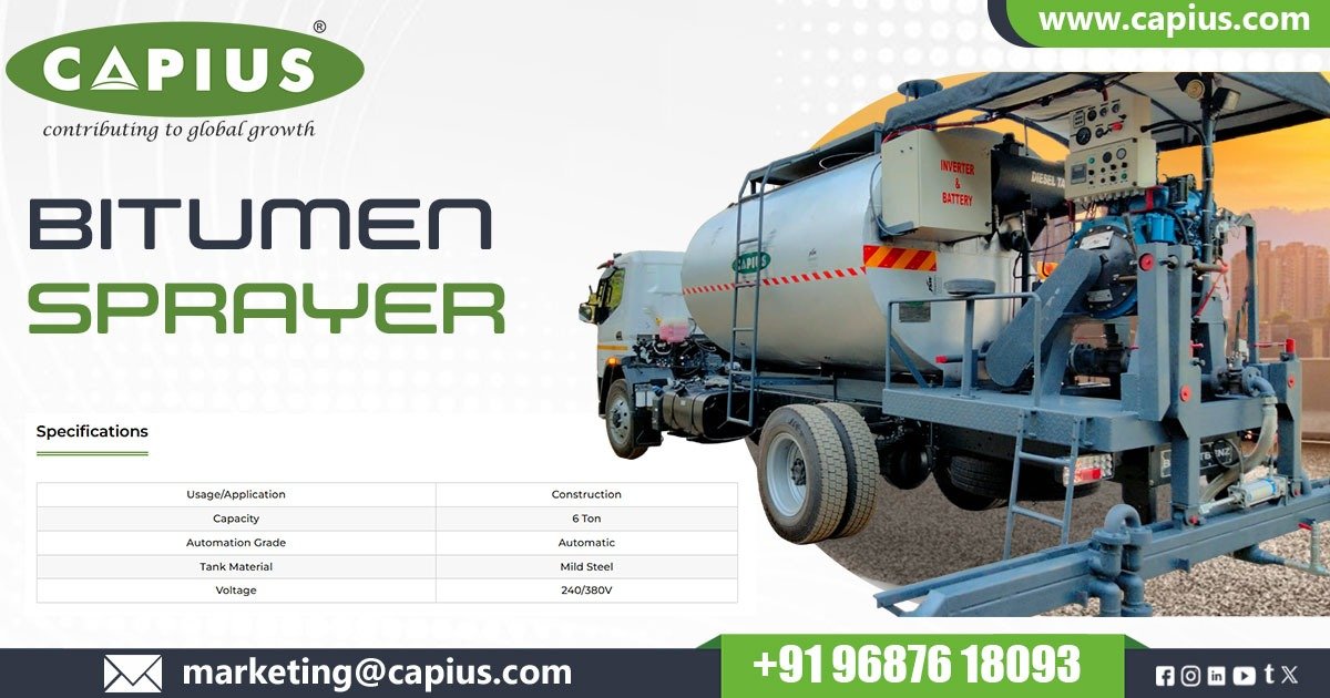 Exporter of Bitumen Sprayer in South Africa