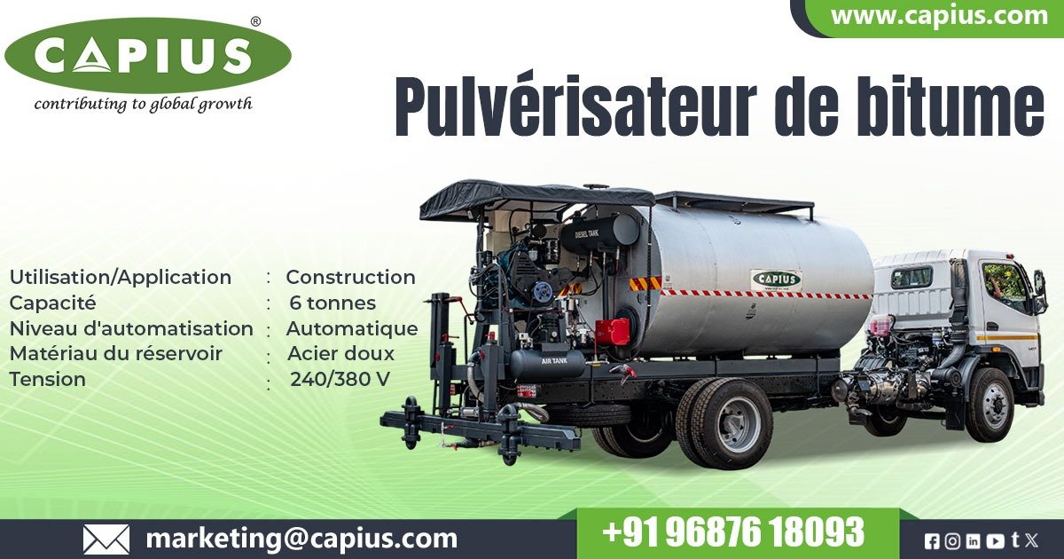 Pulvérisateur de Bitume en Algérie