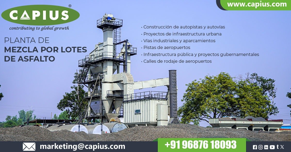 Planta de Mezcla por Lotes de Asfalto en Perú