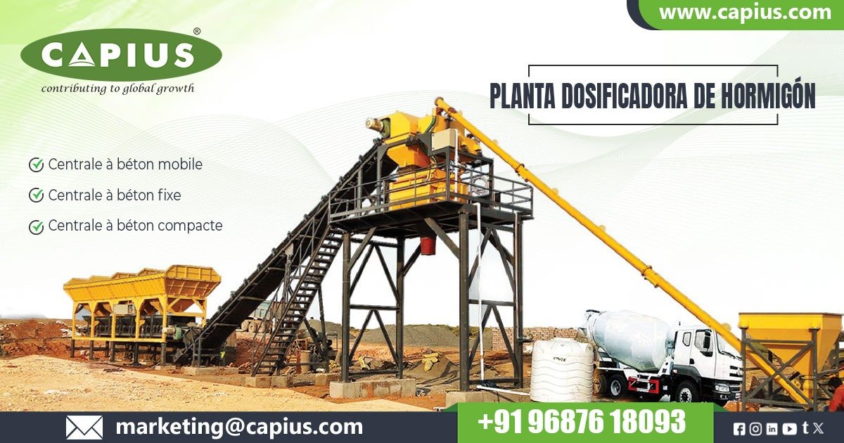 Planta dosificadora de concreto en Perú
