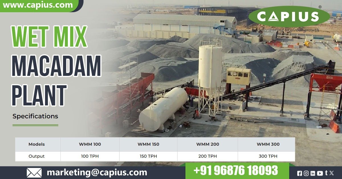 Wet Mix Macadam Plant in Egypt