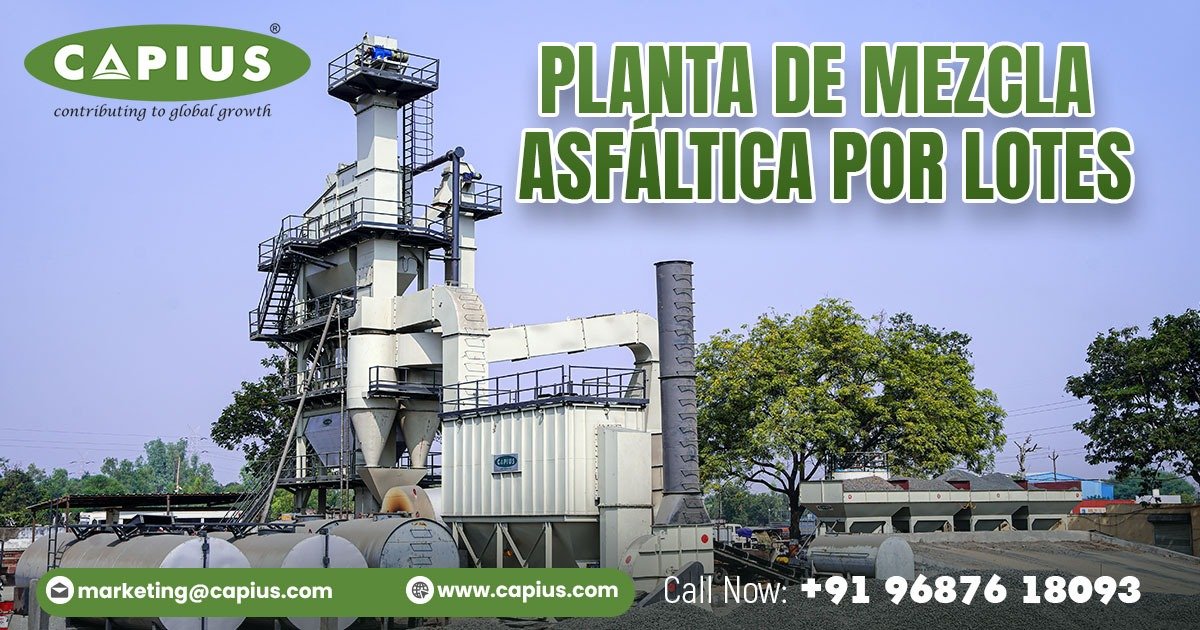 Planta de Mezcla Asfáltica por Lotes en Uruguay