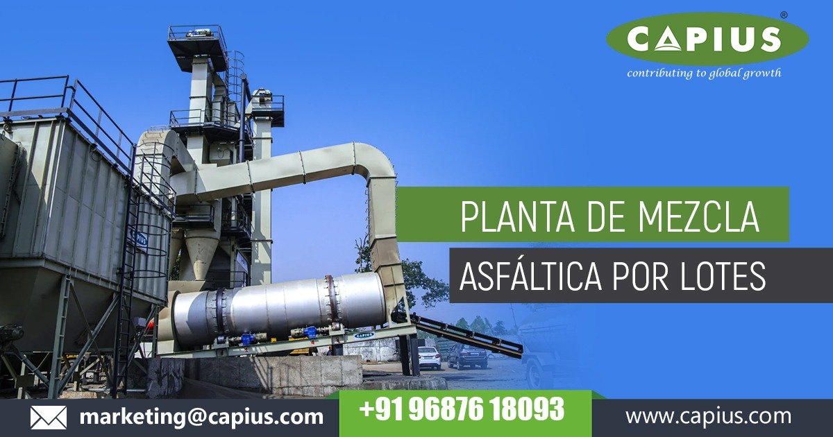 Planta de Mezcla Asfáltica por Lotes en Paraguay