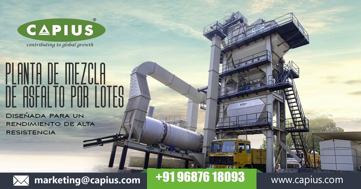 Planta de Mezcla de Asfalto por Lotes en Honduras